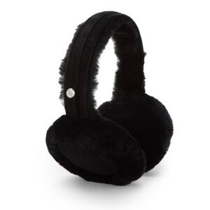 UGG Woman Black Shearling Earmuffs